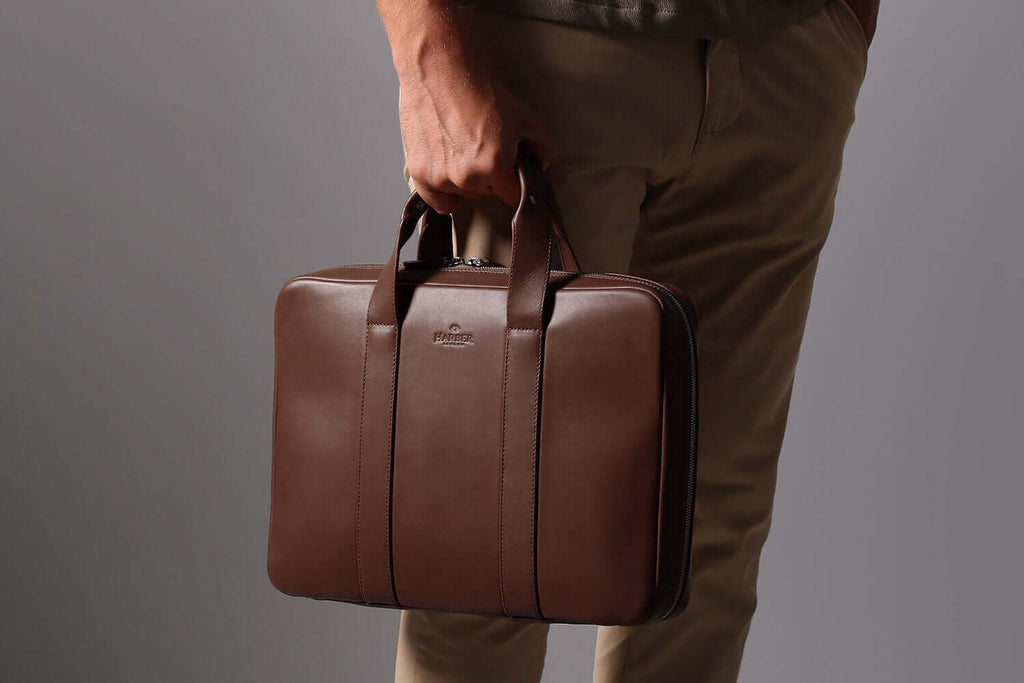 Laptop Briefcase Deep Brown