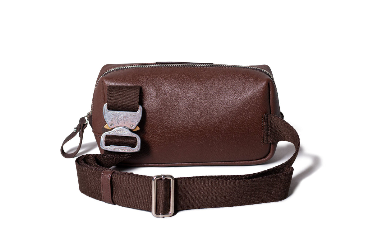 Leather Crossbody Bag – Brown