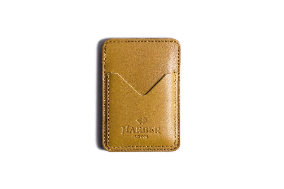 Classic Leather Card Holder - 3 Pocket – Amber
