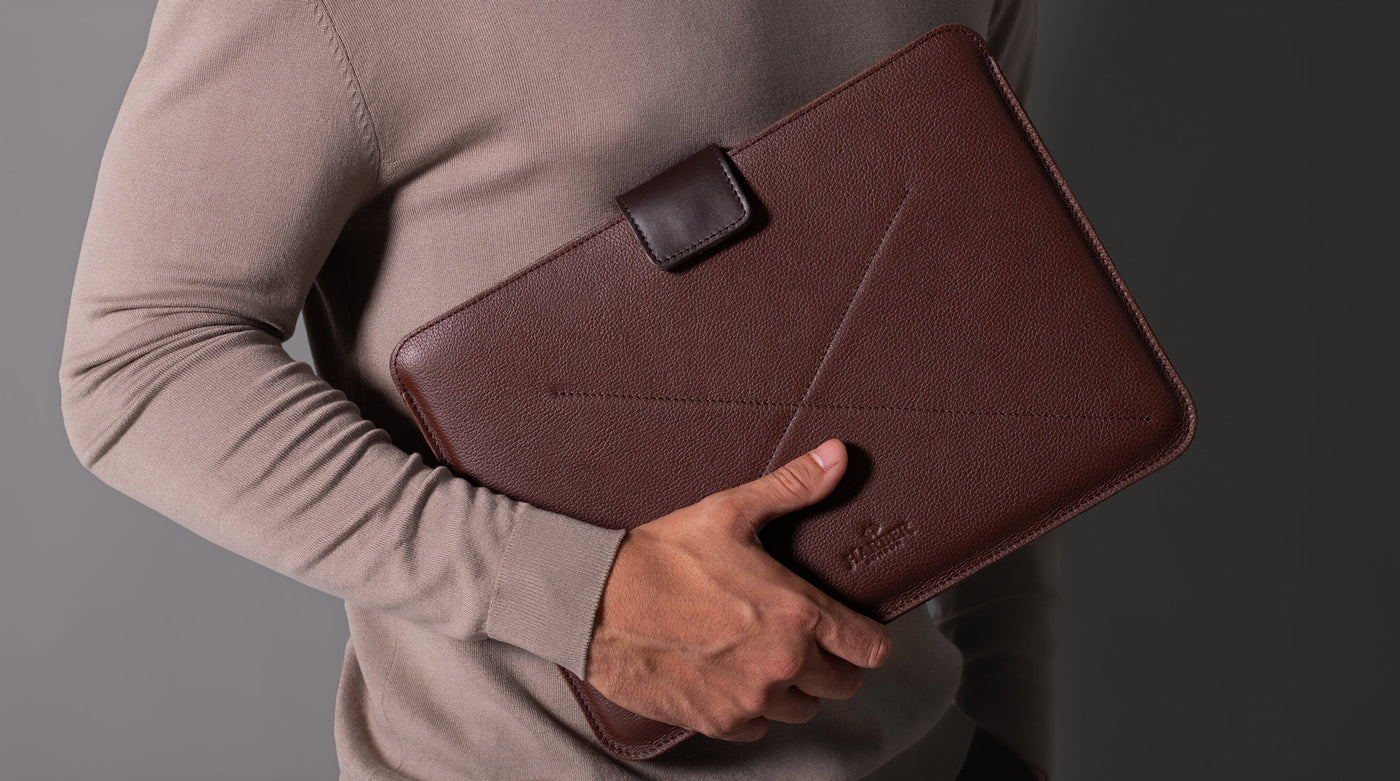 Luxury Leather MacBook Sleeve Case