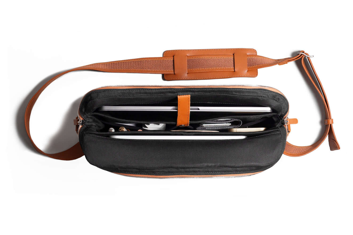 Leather Messenger Bag for MacBook