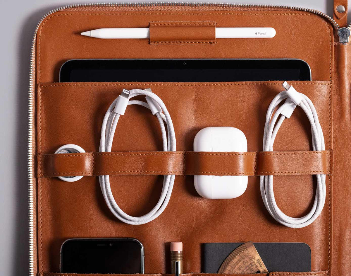 Our Nomads Are Perfect For Work, Travel, and Everyday Use: Leather Bag Organisers Included