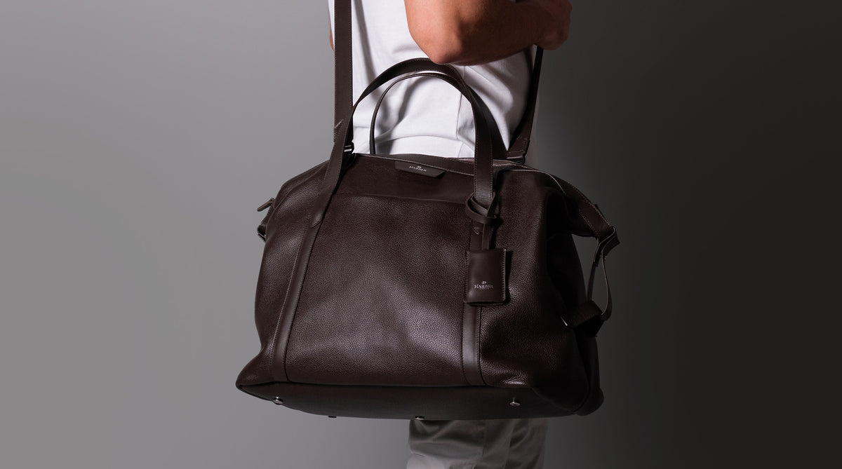 Leather overnight bag 1