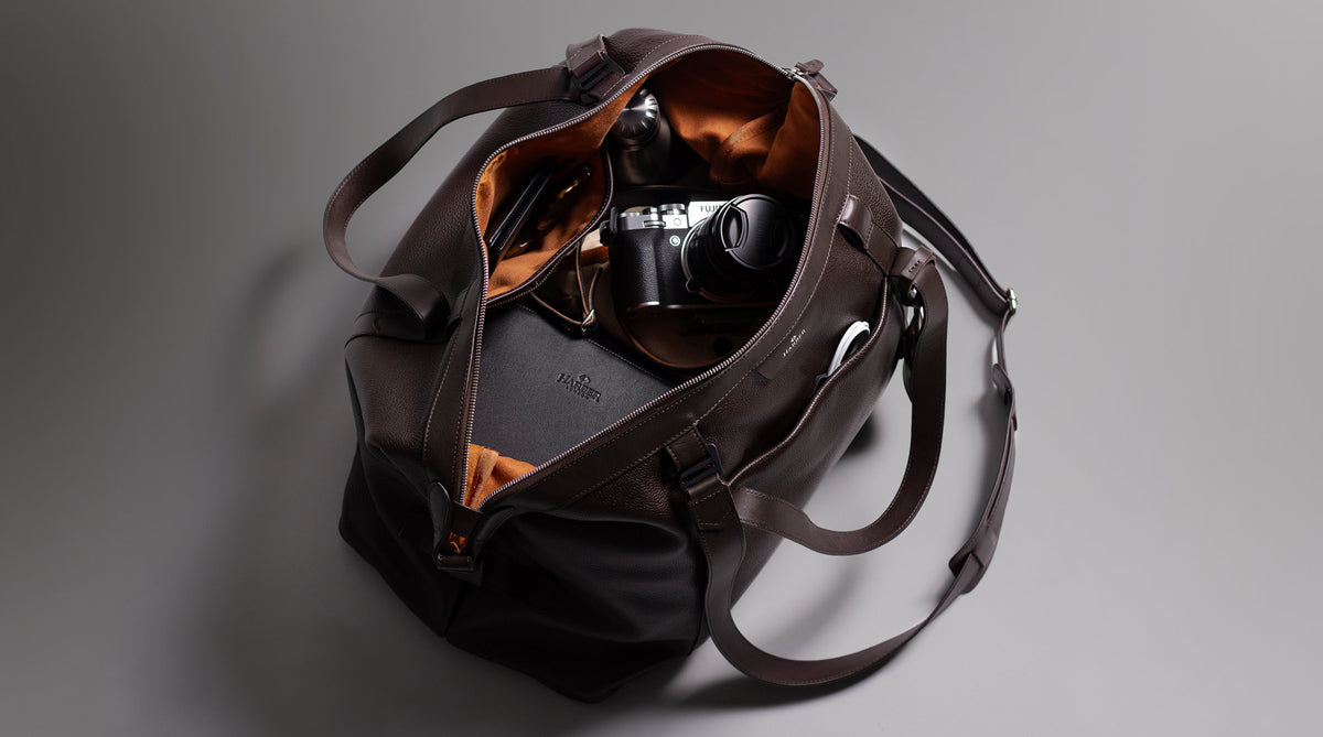 Leather overnight bag 2