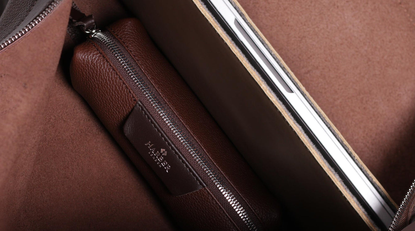 Luxury leather pencil case 2