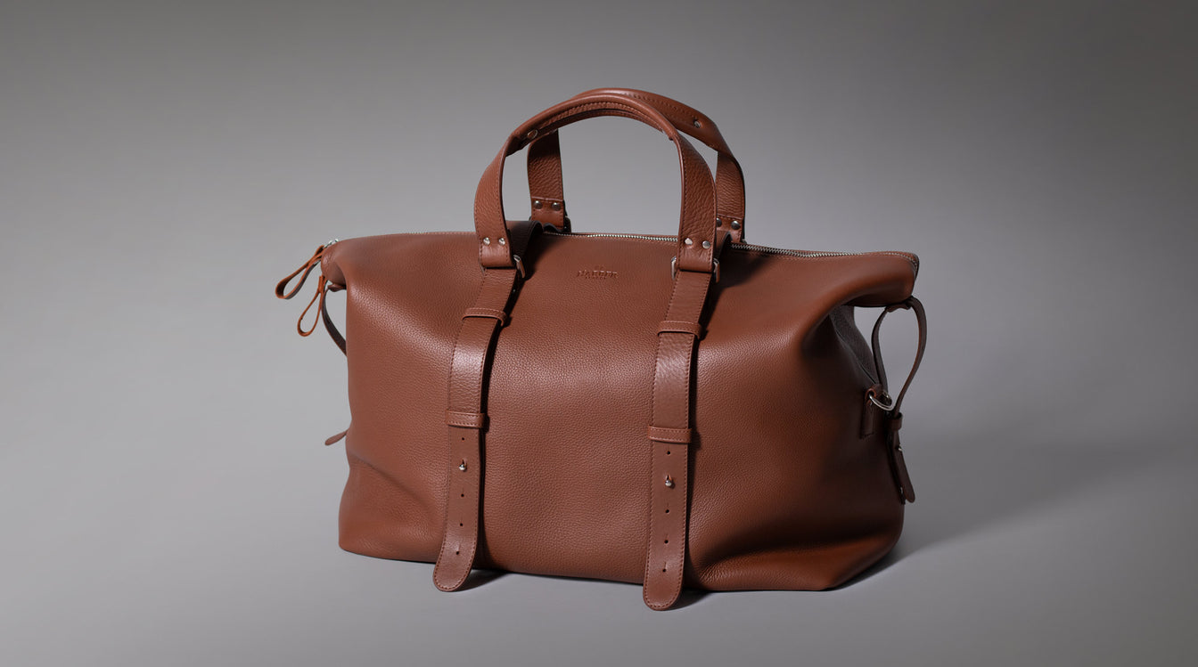 Luxury leather travel bag