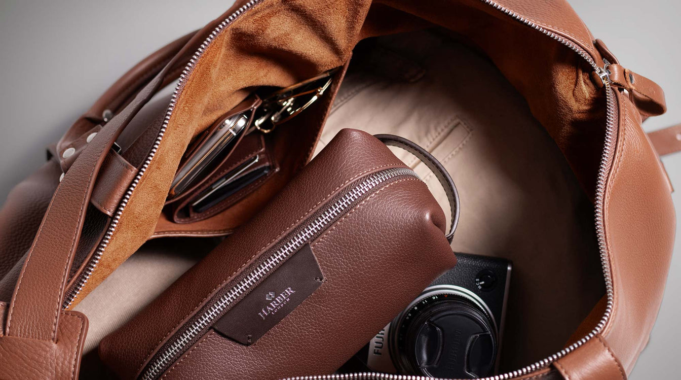 Luxury leather travel bag 2