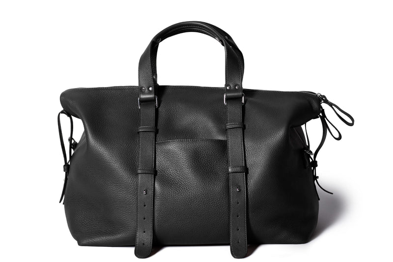 Leather Shopper Bag Black