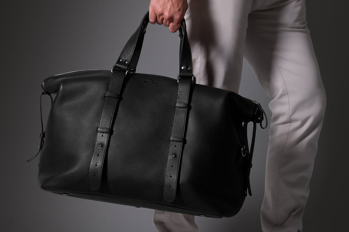 Leather Shopper Bag – Black