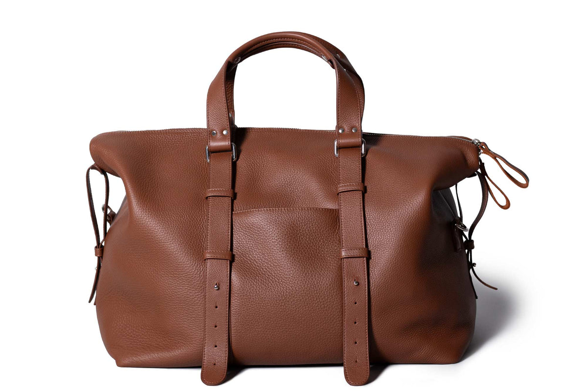 Leather Shopper Bag Chestnut