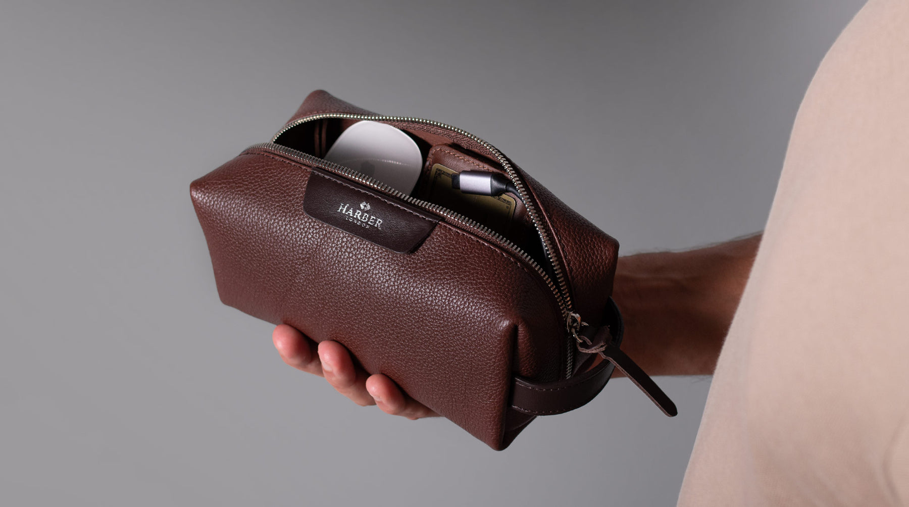 Leather Carry All Pouch