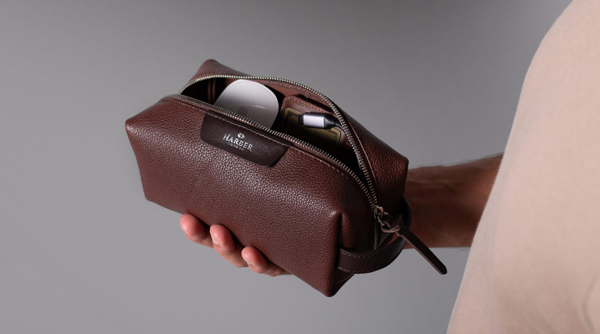 Leather Carry All Pouch