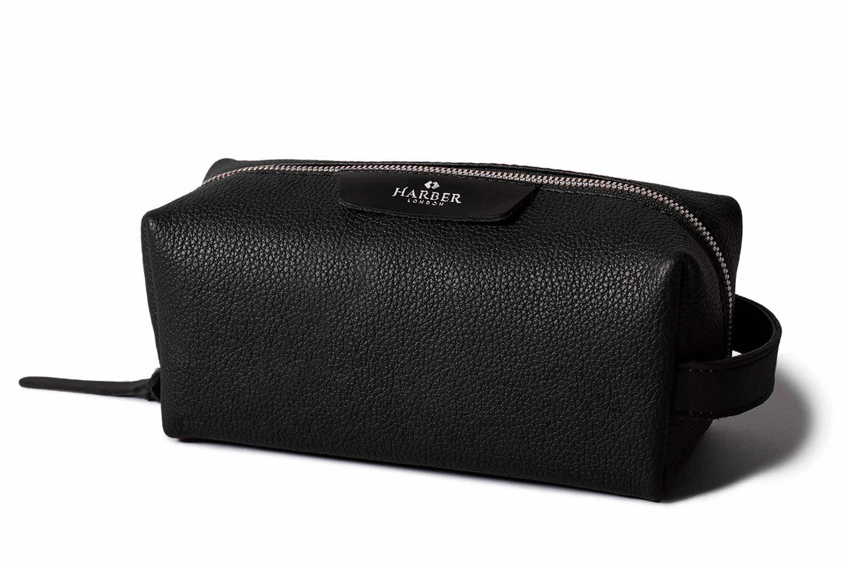 Leather Carry All Pouch – Black