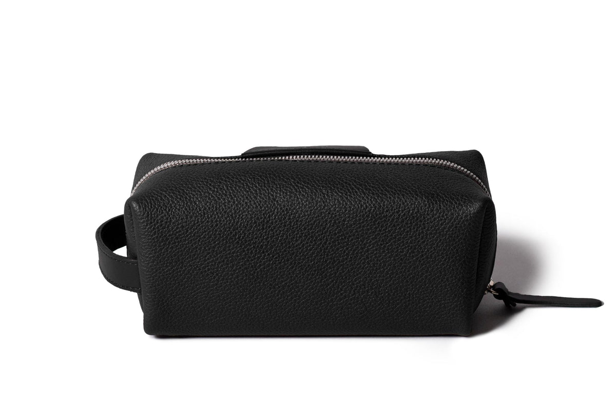Leather Carry All Pouch – Black