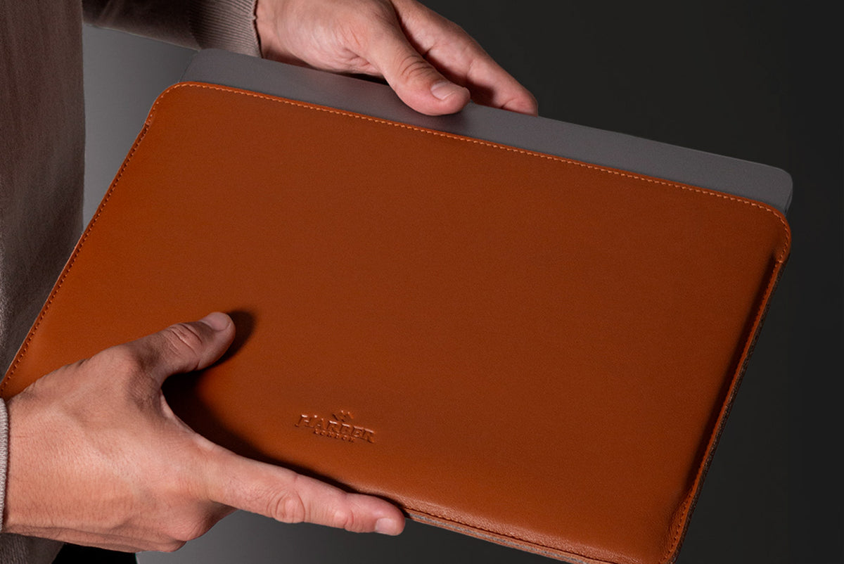 Slim leather MacBook Case