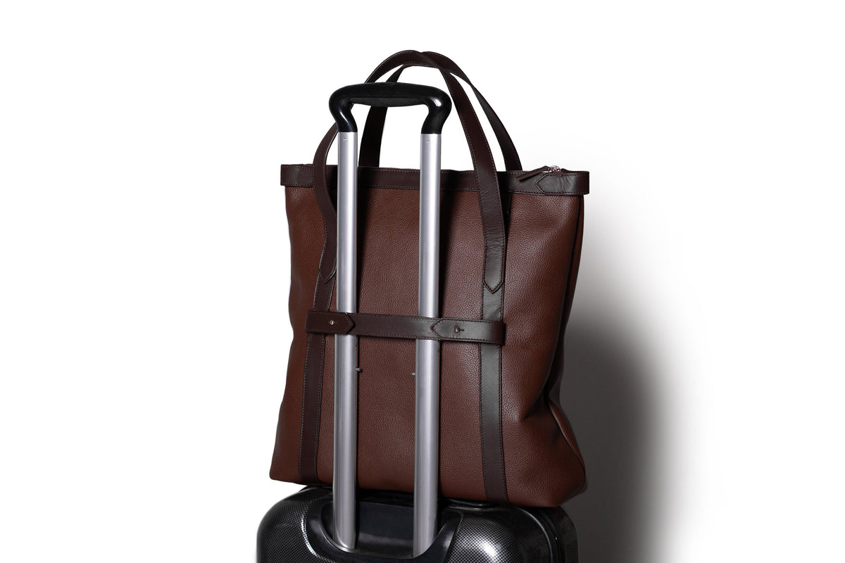 Leather Tote Bag – Brown