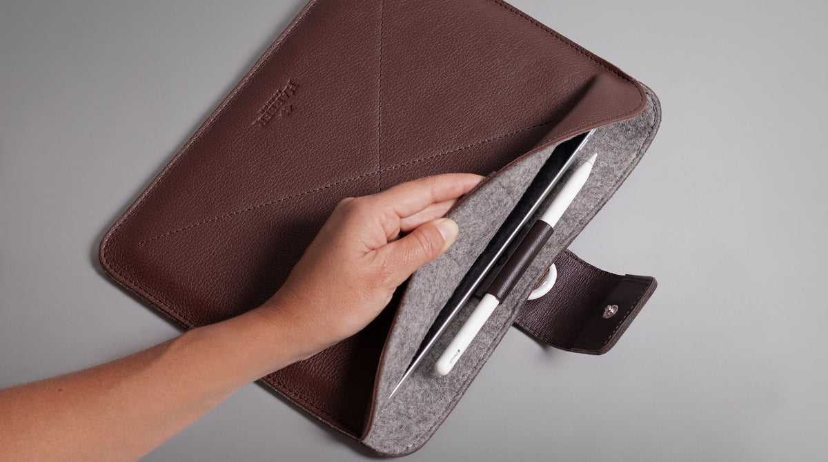 Our iPad Sleeve Comes With our Signature Apple Pencil Holder