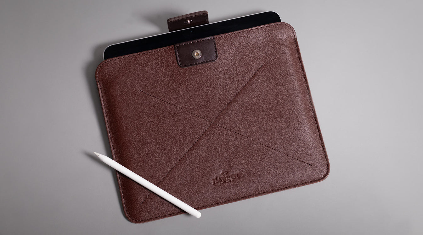 Leather iPad Sleeve