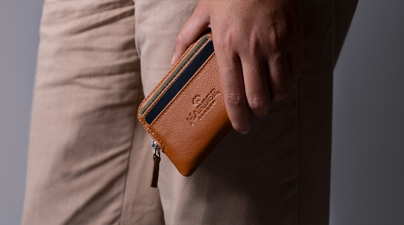 Premium zip coin wallet