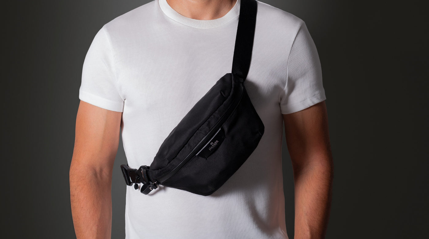 Light black crossbody bag