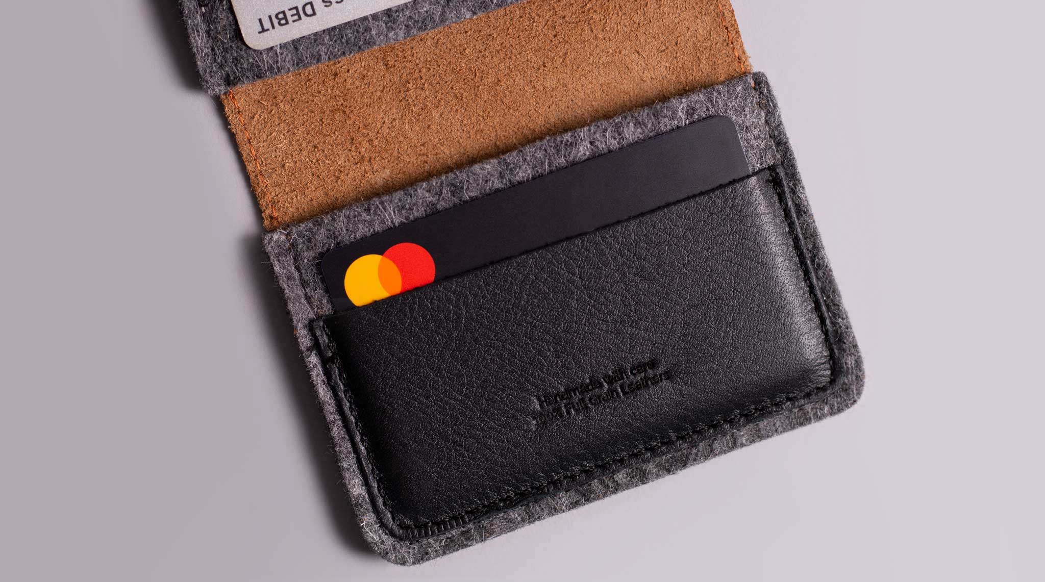 Leather card wallet 