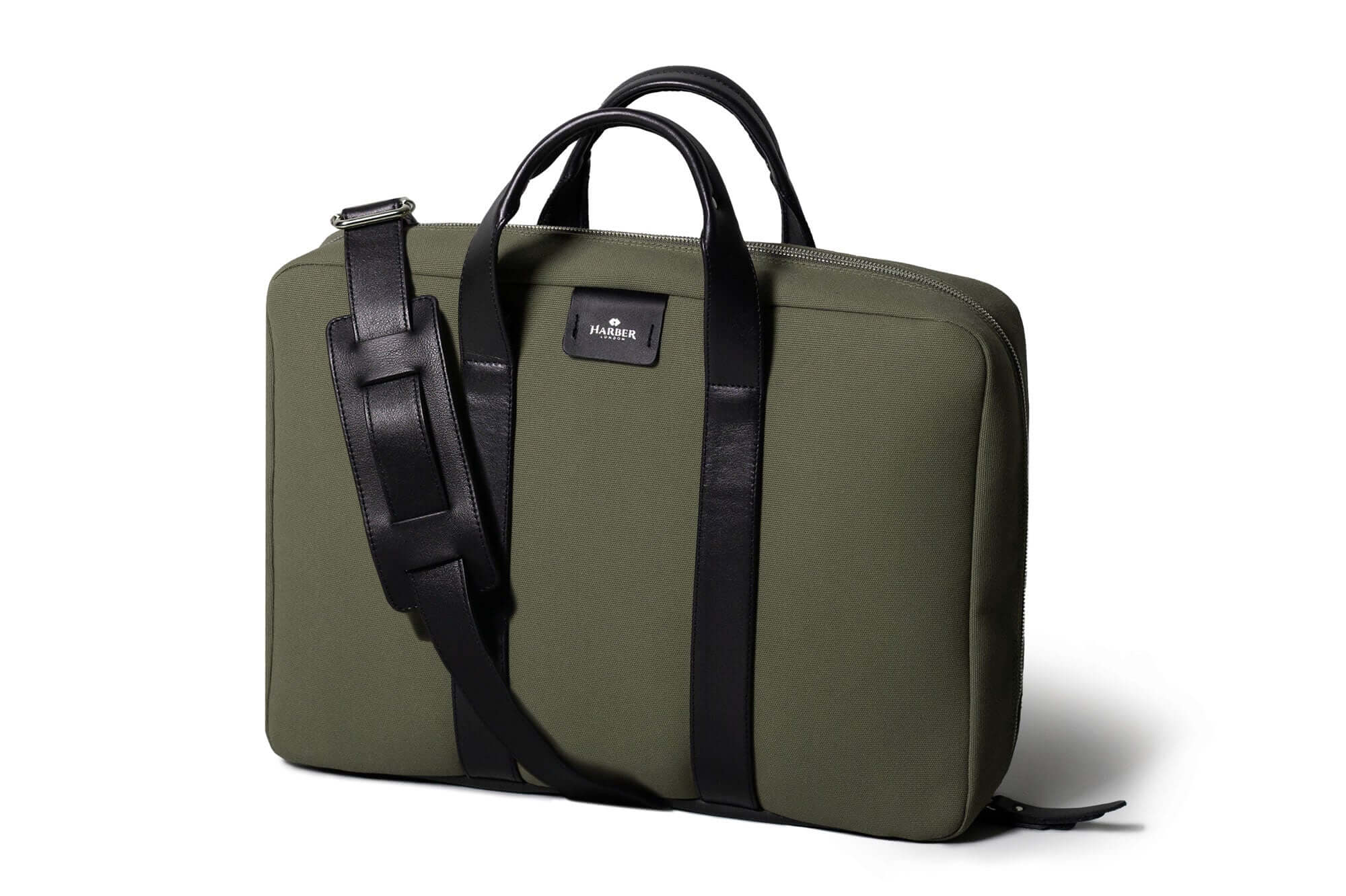 Rugged WaterResistant Laptop Briefcase Harber London
