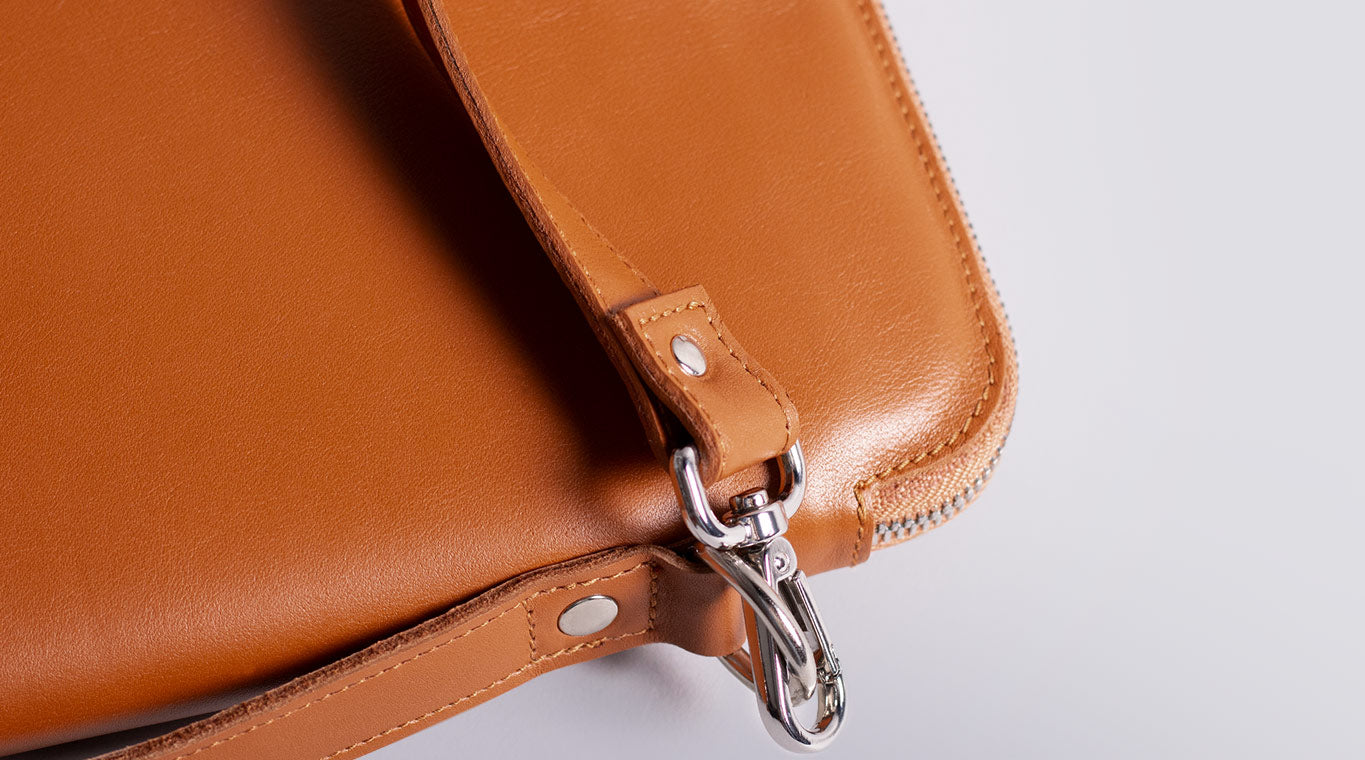 Leather carry strap