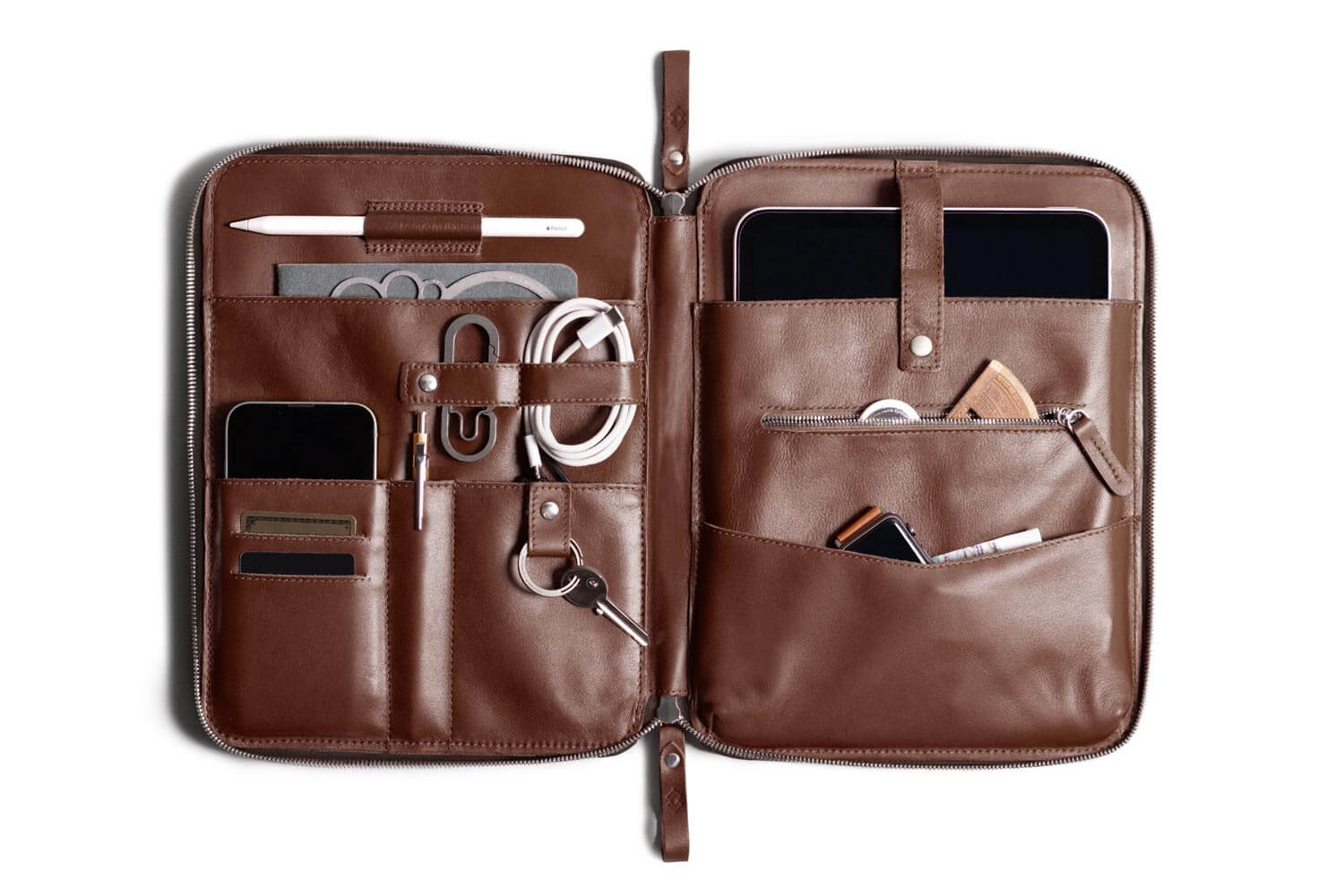 Organiseur Nomad pour iPad Pro Marron Foncé