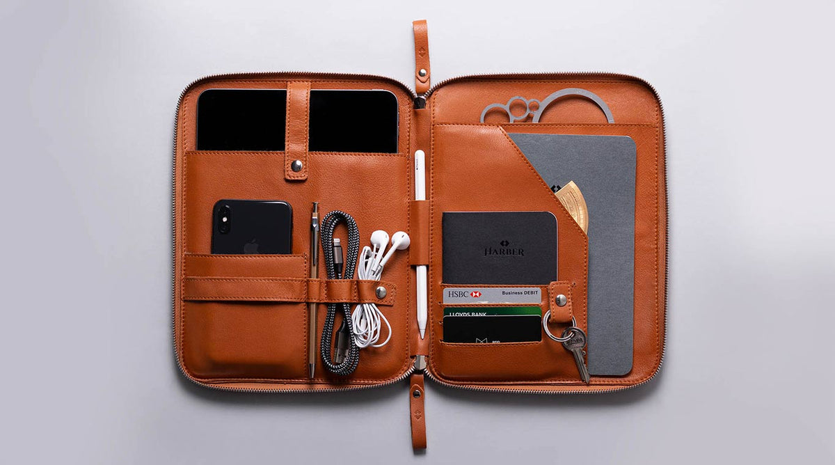 Carry your iPad with your Cover or Keyboard attached and Pencil/ Stylus