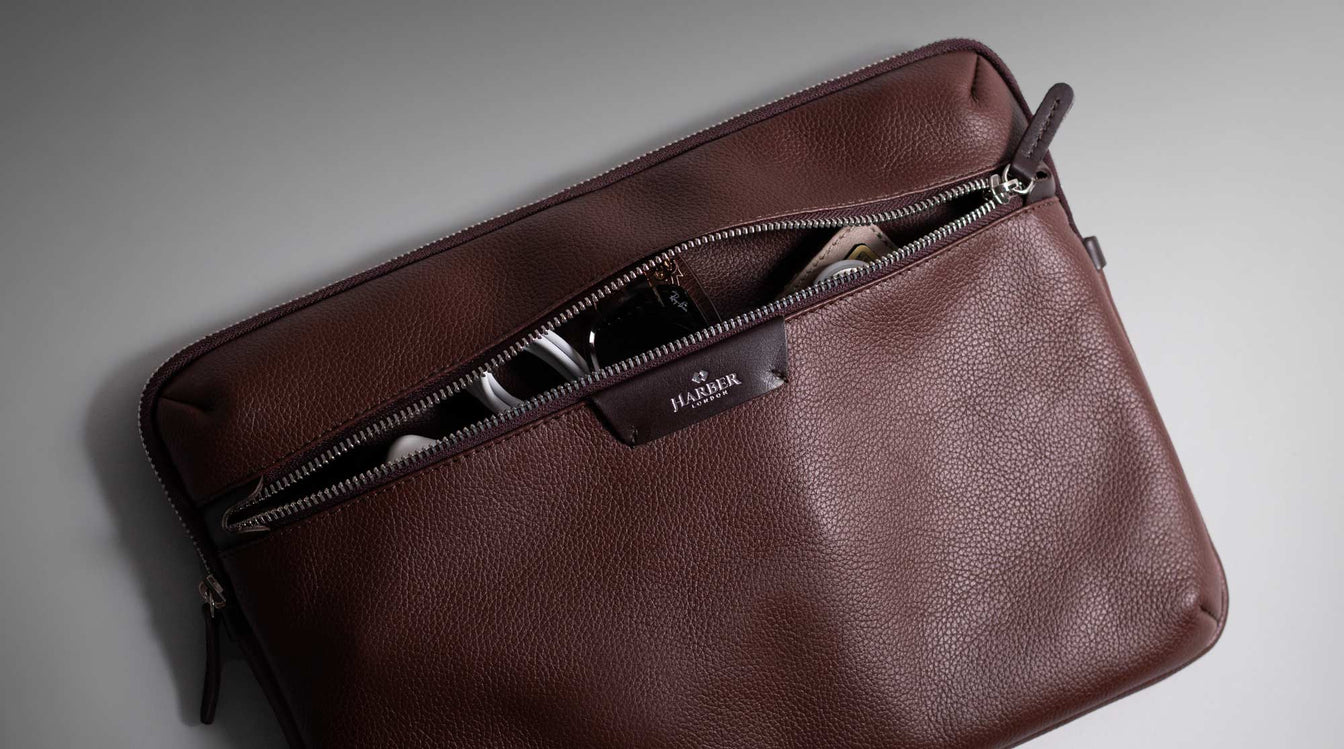 Luxury Leather Laptop Case