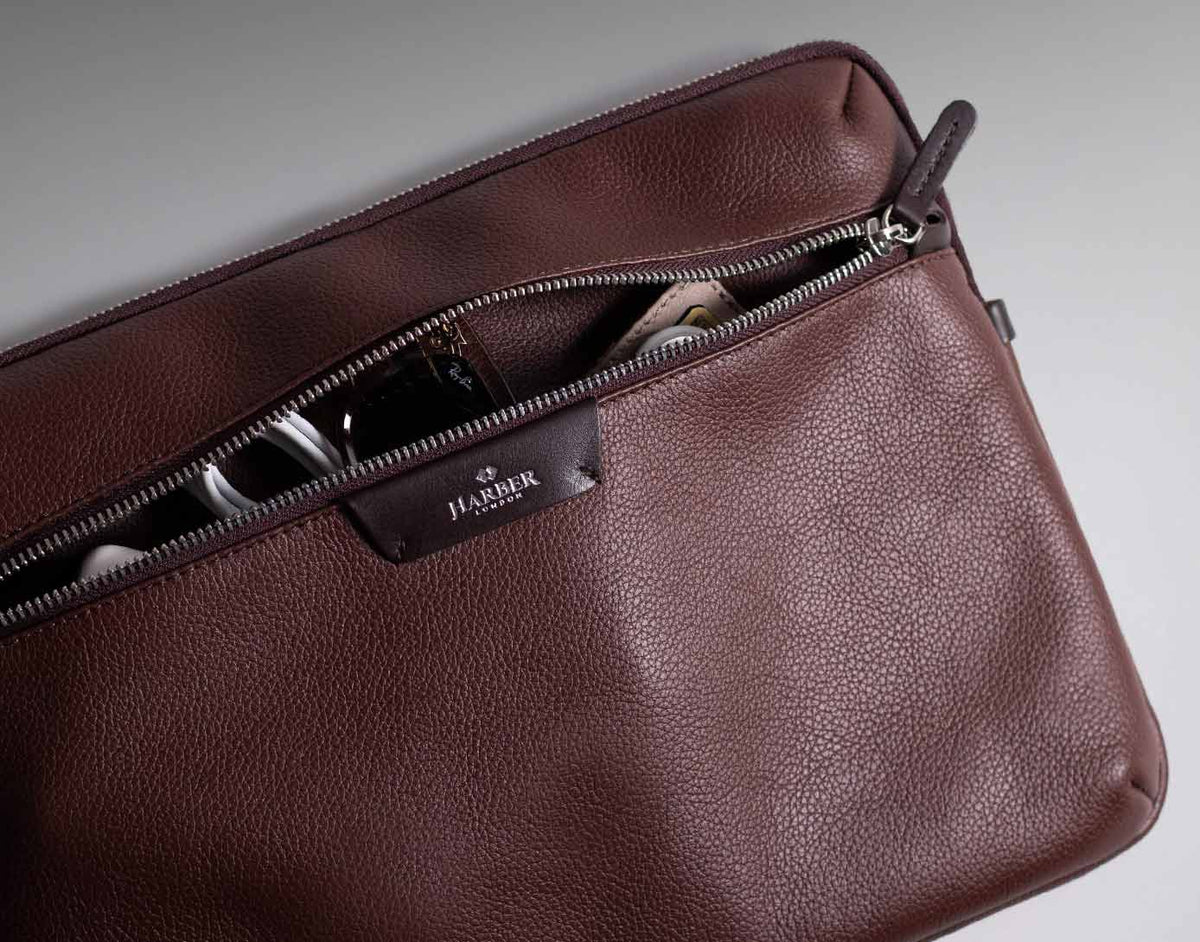 Ideal 16" Leather Laptop Sleeves for Every-Day Carry