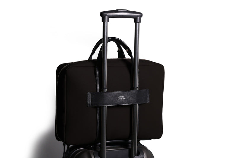 Black Fabric / Black Leather