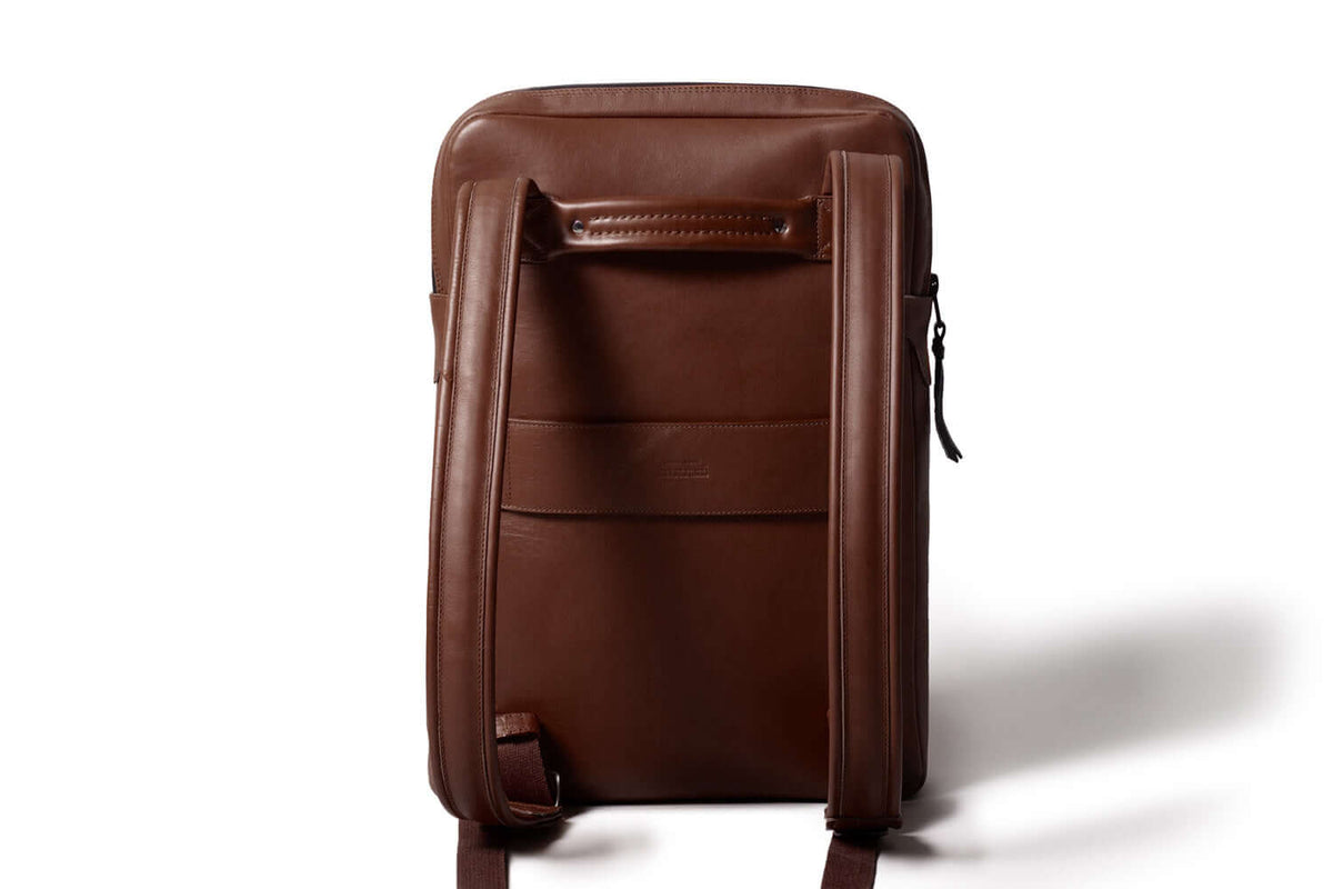 Slim Laptop Backpack Deep Brown