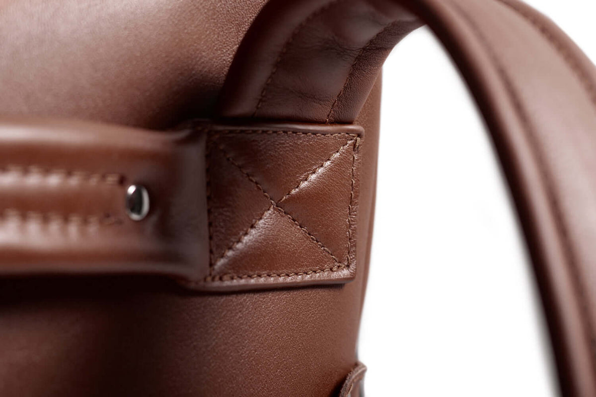 Slim Laptop Backpack Deep Brown