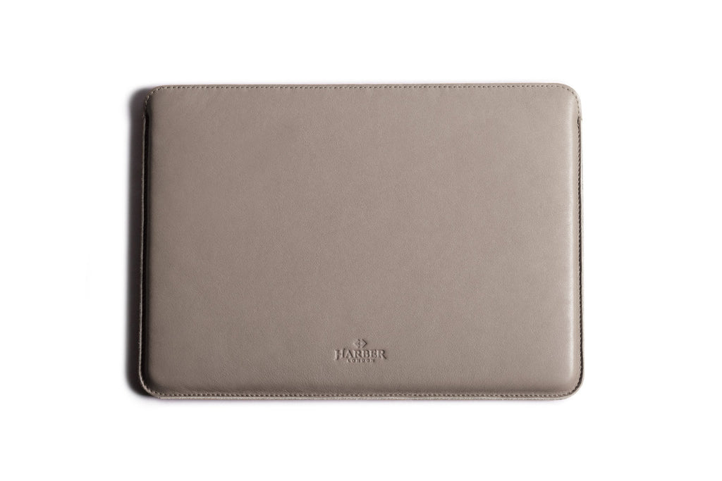 Slim Leather MacBook Sleeve Case | Harber London