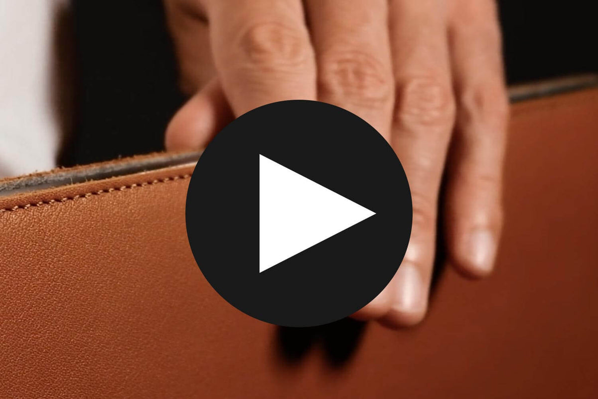 Slim Leather MacBook Sleeve Case