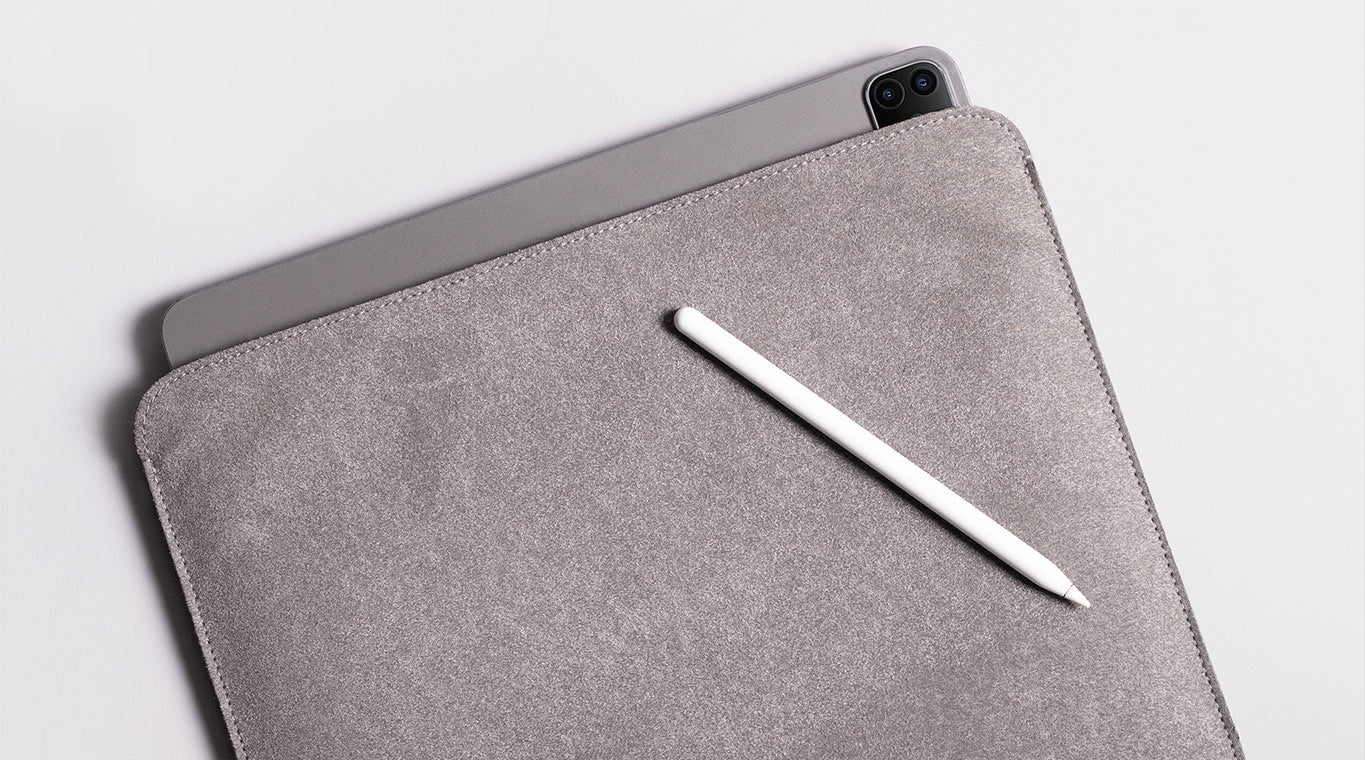 Microfibre iPad sleeve case