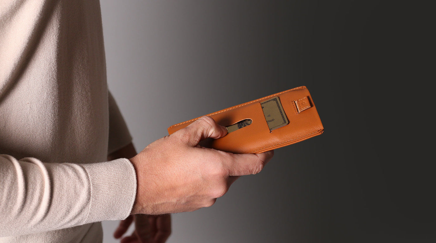 Premium leather sleeve case for iPhone