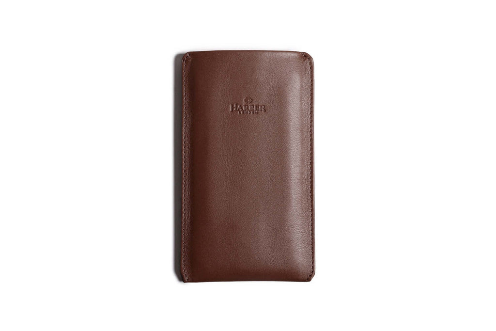 Étui Slim Pull Sleeve Marron Foncé