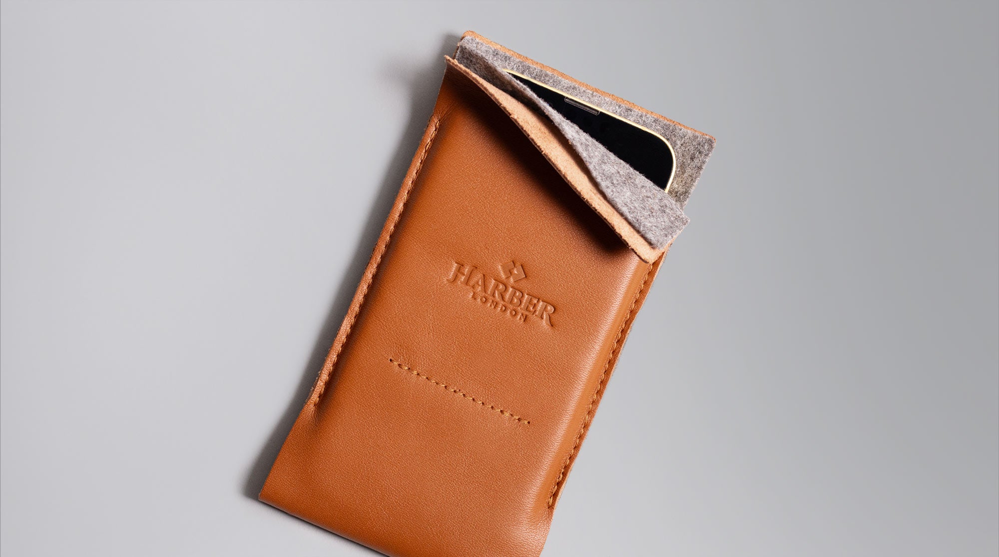 Dual Pocket Cell Phone Wallet Black