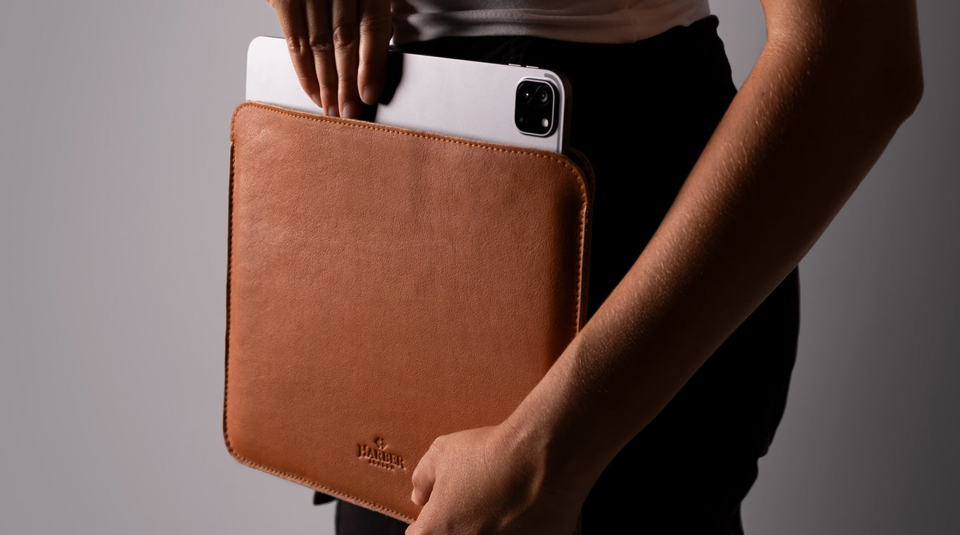 Slim Sleeve for iPad with Apple Pencil Holder Harber London