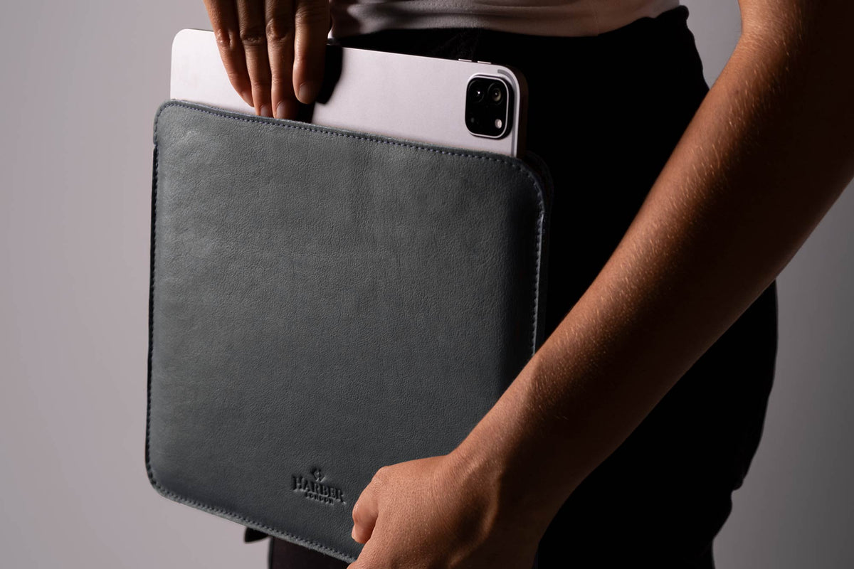 Slim iPad Pro EVO with Apple Pencil Holder Grey