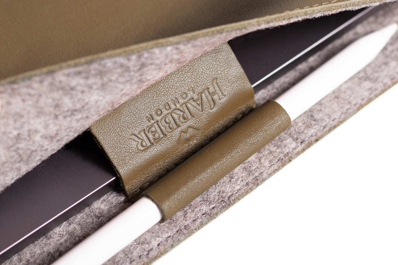 Slim iPad Pro EVO with Apple Pencil Holder Stone