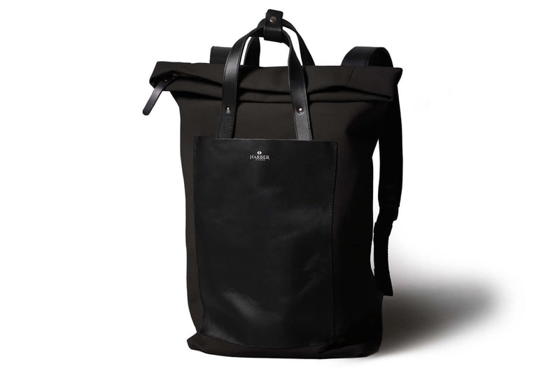 backpack tote bag black leather TotePack: 22L High-Capacity, Comfortable & Durable