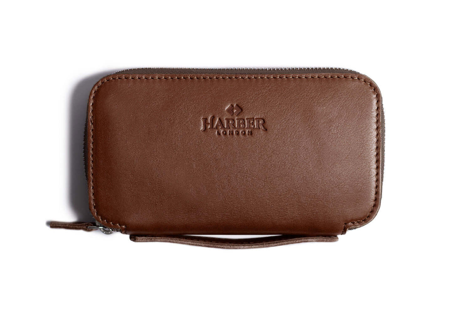 Harber London Leather Zip Coin Wallet