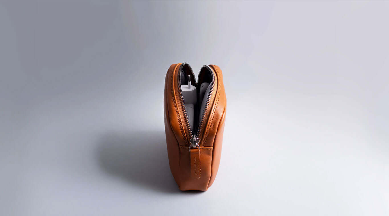leather dopp kit