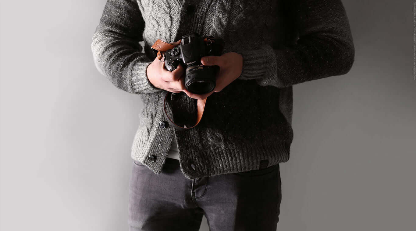 Premium leather camera straps