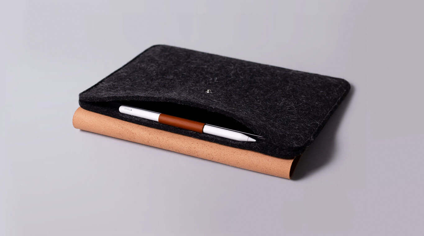 manchon d'iPad en cuir