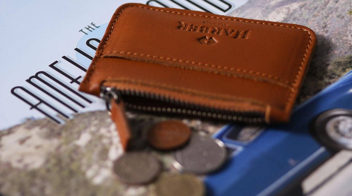 Coin Raoder Zvip Leather Zip Coin Wallet | Harber London