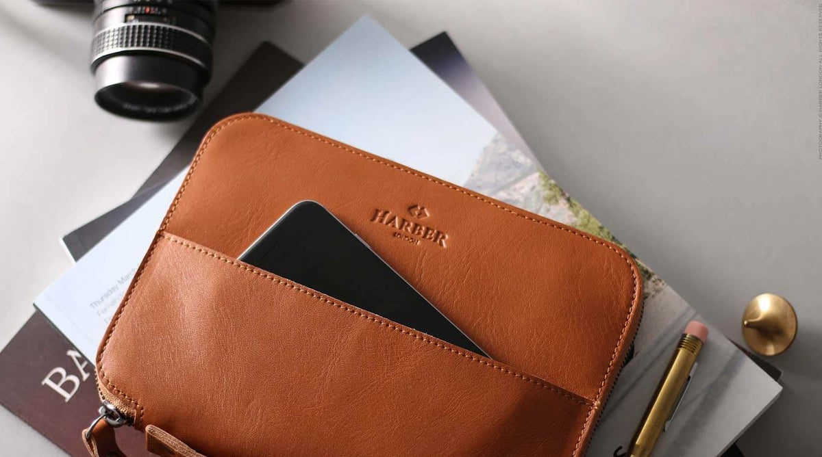 leather bag organiser